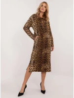 RV SK šaty model 20658070 velbloudí - FPrice RV SK šaty model 20658070 velbloudí - FPrice