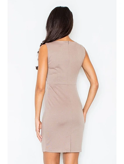 Šaty Brenda model 18488215 Mocca - Figl Šaty Brenda model 18488215 Mocca - Figl