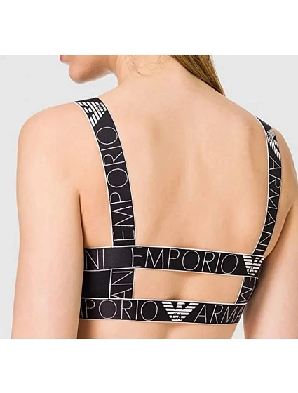 Bralette sportovní podprsenka  tmavě modrá  model 15340106 - Emporio Armani