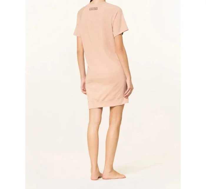 Dámská noční košile QS6800E TRK sv.hnědá - Calvin Klein