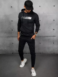 FashionStreet černá pánská tepláková souprava AX0694