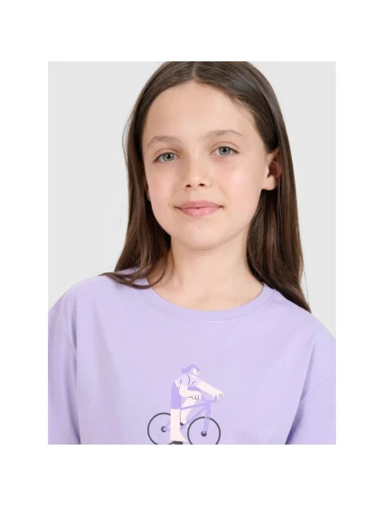 Dívčí tričko s potiskem 4F4FJRSS25TTSHF2645-52S Dívčí tričko s potiskem 4F4FJRSS25TTSHF2645-52S