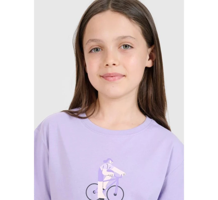 Dívčí tričko s potiskem 4F4FJRSS25TTSHF2645-52S Dívčí tričko s potiskem 4F4FJRSS25TTSHF2645-52S