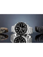 Pánské hodinky Giewont Chronograph Sapphire Silver Black GW8720-B2