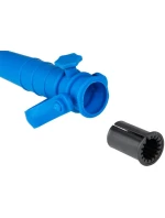 PLASTOVÁ ZÁKLADNA DEŠTNÍKU ŠROUBOVACÍ MODRÁ