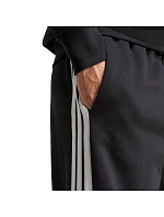 Pánské kalhoty Essentials Stripes Fleece Wide Leg černé model 22059898 - ADIDAS