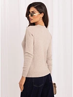 Sweter IR SW model 22278295 beżowy - FPrice Sweter IR SW model 22278295 beżowy - FPrice