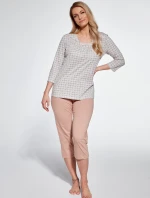 Cornette 767/359 Nadia 3/4 M-2XL dámské pyžamo