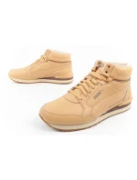 Puma ST Runner v4 Mid sportovní obuv pánské kotníkové tenisky hnědé barvy Puma ST Runner v4 Mid sportovní obuv pánské kotníkové tenisky hnědé barvy