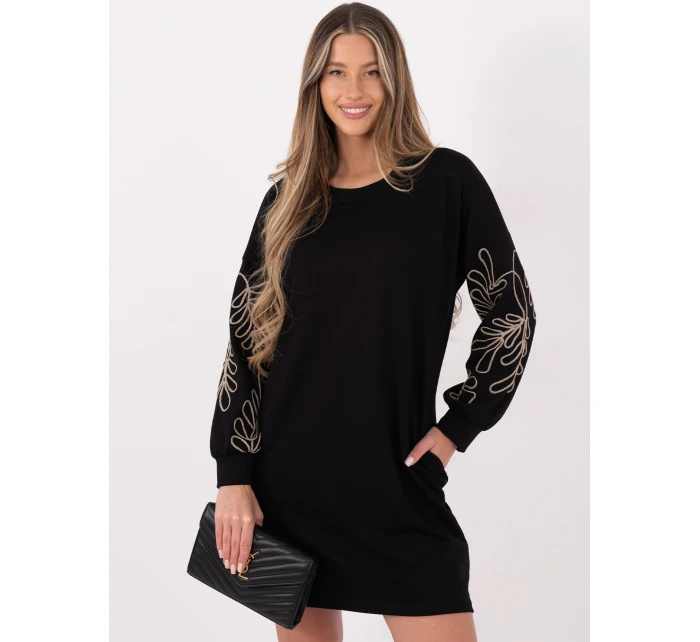 RV SK šaty A1064.95 černé RV SK šaty A1064.95 černé