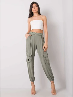 Kalhoty TW SP BI 81858.69 v barvě khaki