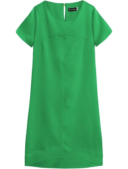 Zelené trapézové šaty model 16141100 - INPRESS