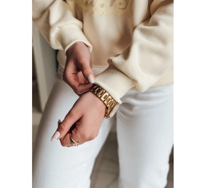 Dámská oversize mikina s medvídky MISOBEARS ecru FashionStreet BY1435