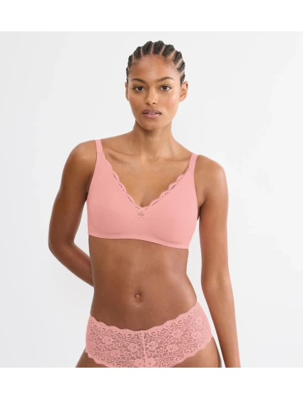Dámská podprsenka Amourette N01 - RED - růžová 00BE - TRIUMPH Dámská podprsenka Amourette N01 - RED - růžová 00BE - TRIUMPH