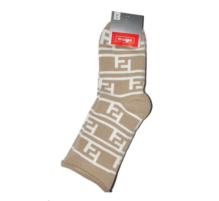 Ponožky Milena 0118 FF Frota Dámské zimní ponožky bez komprese 37-41