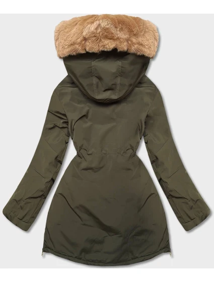 DAMSKA PARKA ZIMOWA KHAKI model 21245131 - CANADA Mountain