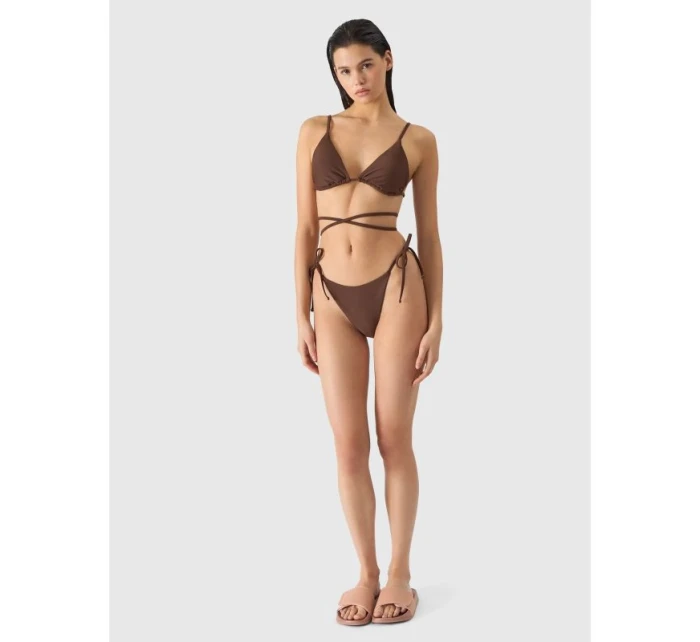 Dámský horní díl plavek model 21430955 Hnědý - 4F Dámský horní díl plavek model 21430955 Hnědý - 4F