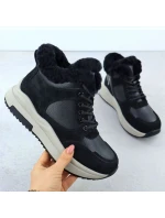 Dámské kožené kozačky na platformě černé Filippo DBT7240 Dámské kožené kozačky na platformě černé Filippo DBT7240