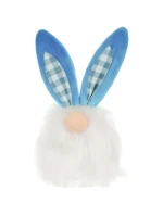 Včelí zajíc 18 cm modrá jarní dekorace dětské