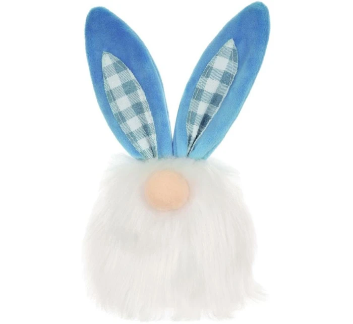 Včelí zajíc 18 cm modrá jarní dekorace dětské