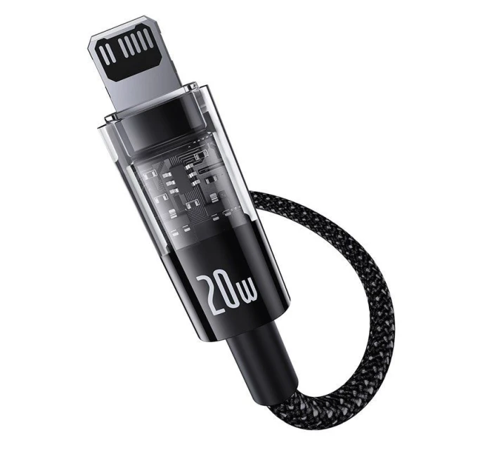 Kabel Baseus Gem USB C-IP 20W 1m (černý)