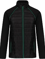 WK WK 6147 Pracovní hybridní bunda "Day-to-Day" 20.6147 black/kelly green