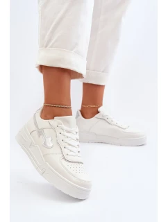 Dámské tenisky na platformě bílé Zeparine