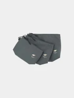 Set kosmetických tašek 4FSS23AWBGU011-22S antracit - 4F