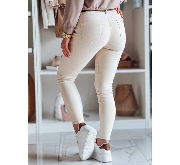 Dámské džínové kalhoty beige Dstreet model 21984978 - FashionStreet Dámské džínové kalhoty beige Dstreet model 21984978 - FashionStreet