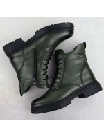 Dámské boty Bagger zateplené zelené Potocki 25-19324