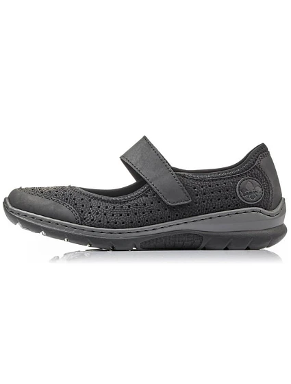 Pohodlná polobotka W černá model 22050507 - Rieker