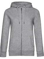 B&C QUEEN Zipped Dámská mikina s kapucí heather grey model 22536252 B&C QUEEN Zipped Dámská mikina s kapucí heather grey model 22536252