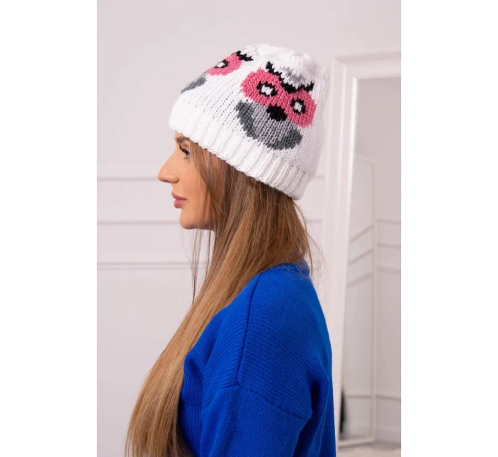 Dámská čepice Ofelia K349 bílá Dámská čepice Ofelia K349 bílá