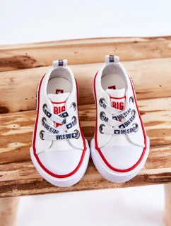 Dětské látkové tenisky BIG STAR KK374048 Bílá