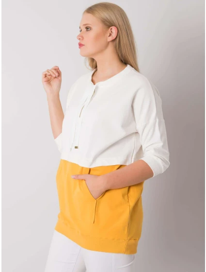 Tunika RV TU 6851.28 bílé a žluté Tunika RV TU 6851.28 bílé a žluté