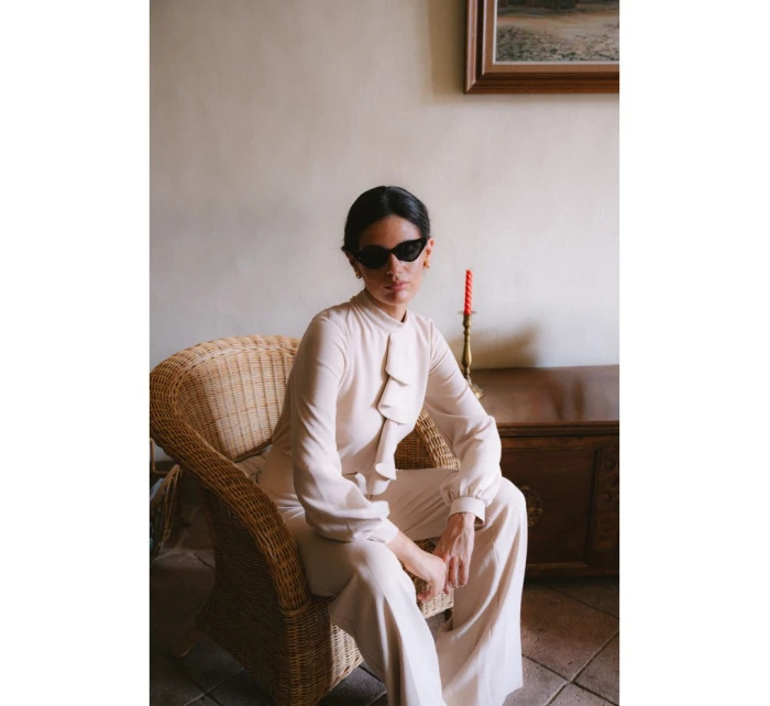 S420 Kombinéza s volánem - béžová S420 Kombinéza s volánem - béžová