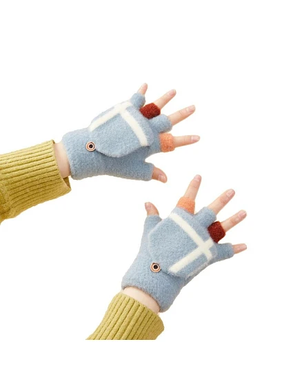 Dámské/dětské zimní rukavice - modré Dámské/dětské zimní rukavice - modré