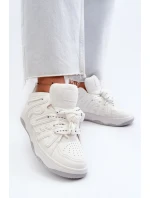 Dámské tenisky z ekologické kůže bílé Berilla Dámské tenisky z ekologické kůže bílé Berilla