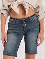 Szorty model 22205409 ciemny niebieski - FPrice Szorty model 22205409 ciemny niebieski - FPrice