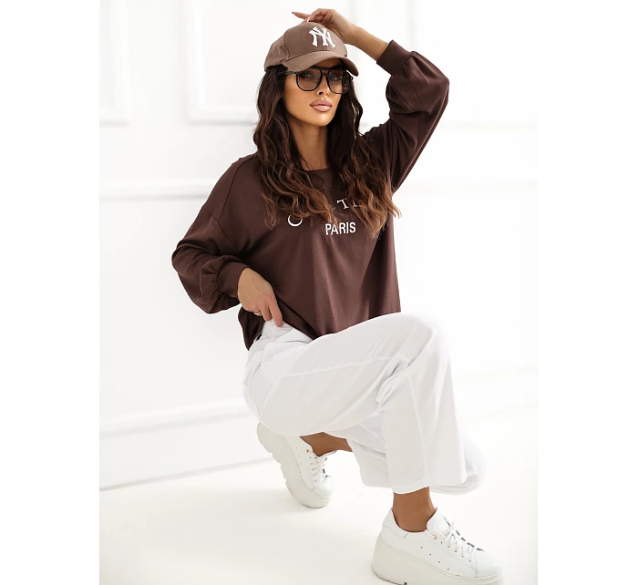 Bluza RV BL model 22084276 ciemny brązowy - FPrice