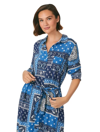 Dámská noční košile  modrá  model 19908005 - DKNY
