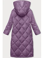 Růžová prošívaná dámská zimní bunda model 21245915 - Z-DESIGN Růžová prošívaná dámská zimní bunda model 21245915 - Z-DESIGN