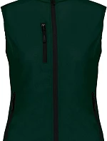 Kariban K 404 Dámská 3-vrstvá softhellová vesta 20.K404 bottle green