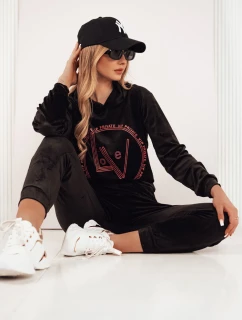 dámský velurový komplet černý Dstreet model 21970215 - FashionStreet