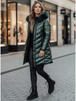 Dámská prošívaná zimní bunda BELLATRIX zelená FashionStreet TY4591z