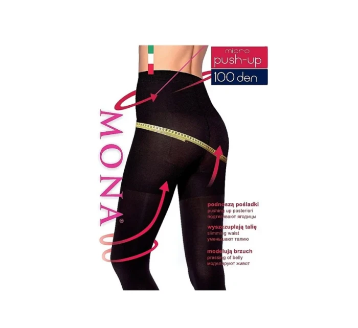 Dámské punčochové kalhoty Mona Micro Push-Up 100 den 2-4