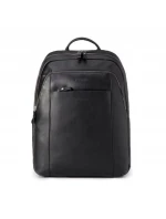Pánský kožený batoh na notebook  Royal Collection Black - model 21933132