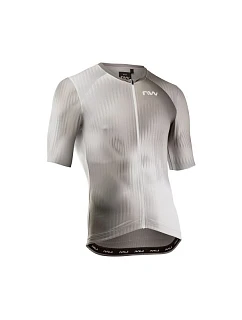 Cyklistické tričko NORTHWAVE Blade Jersey S/s, béžové
