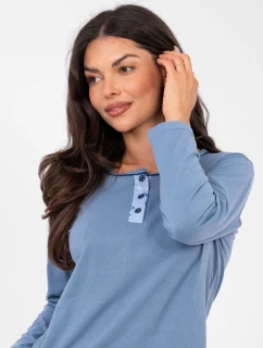 Pyžamo DU PI FP 007.69 šedomodré