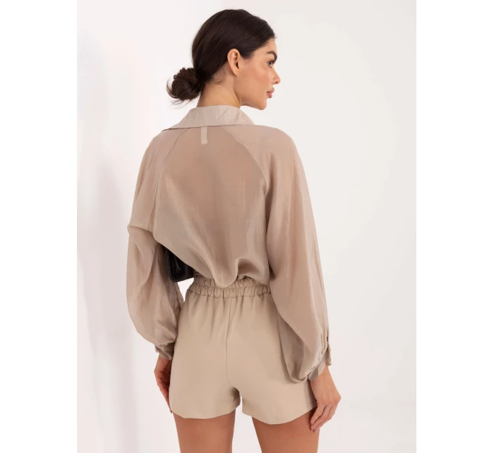 Szorty IT SN model 21795614 beżowy - FPrice Szorty IT SN model 21795614 beżowy - FPrice